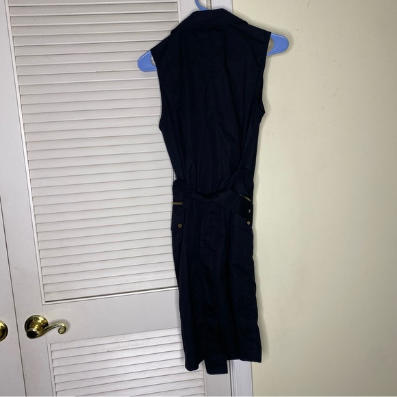 Michael Kors Sleeveless Belted black Utility Dress size small - Picture 10 of 12
